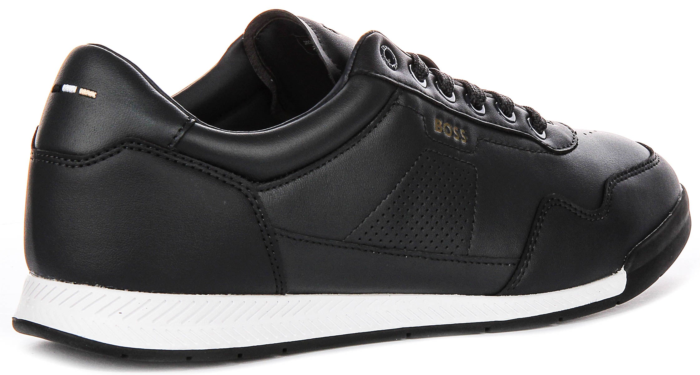 Boss Nitan Lace Up Trainers Dark Blue For Men | Hugo Boss Trainers