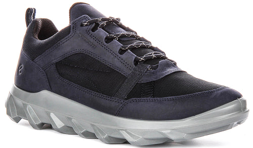 Ecco Mx M Waterproof In Dark Blue For Men