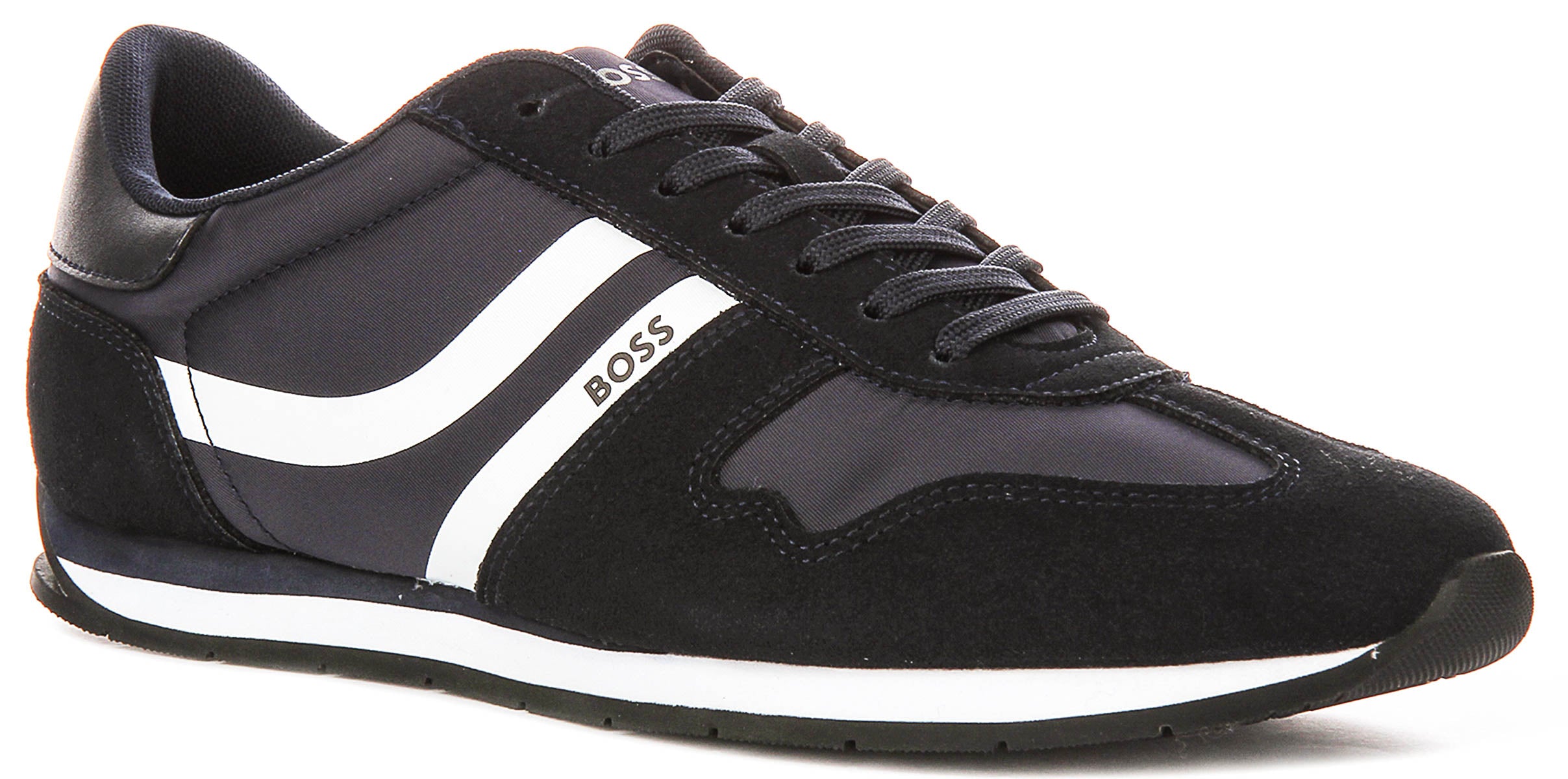 Boss Levon Runner In Dark Blue For Men | Hugo Boss Casual Trainers