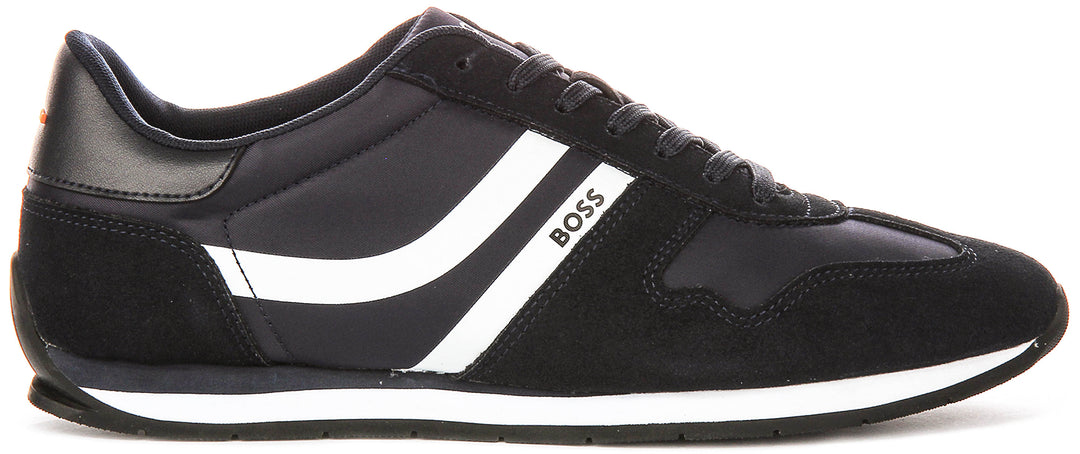 Boss Levon Runner In Dark Blue For Men