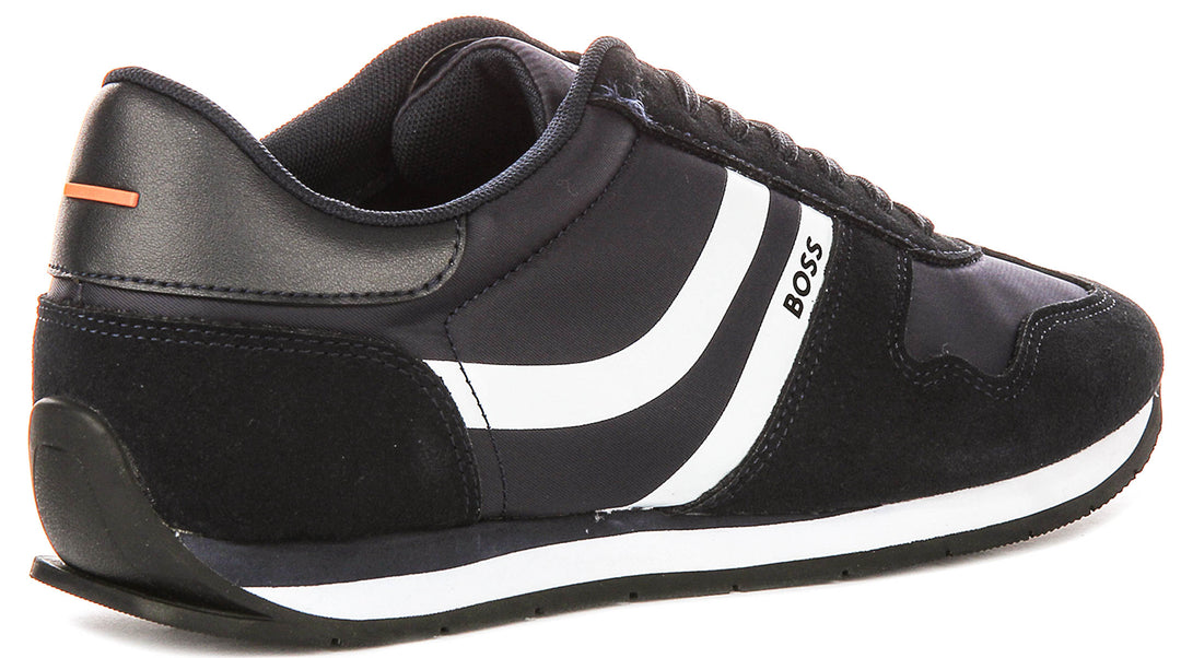 Boss Levon Runner In Dark Blue For Men