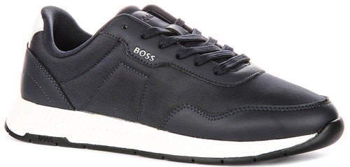 Boss Titanium Runner In Dark Blue For Men