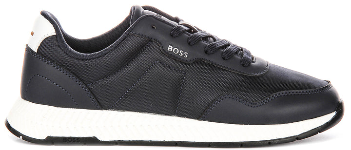 Boss Titanium Runner In Dark Blue For Men