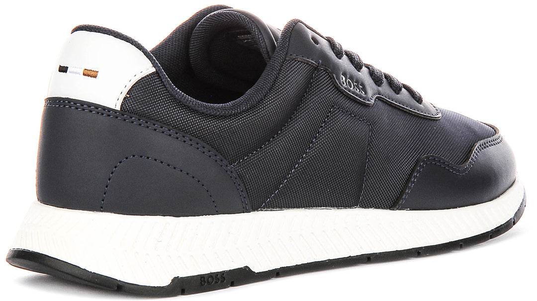 Boss Titanium Runner In Dark Blue For Men