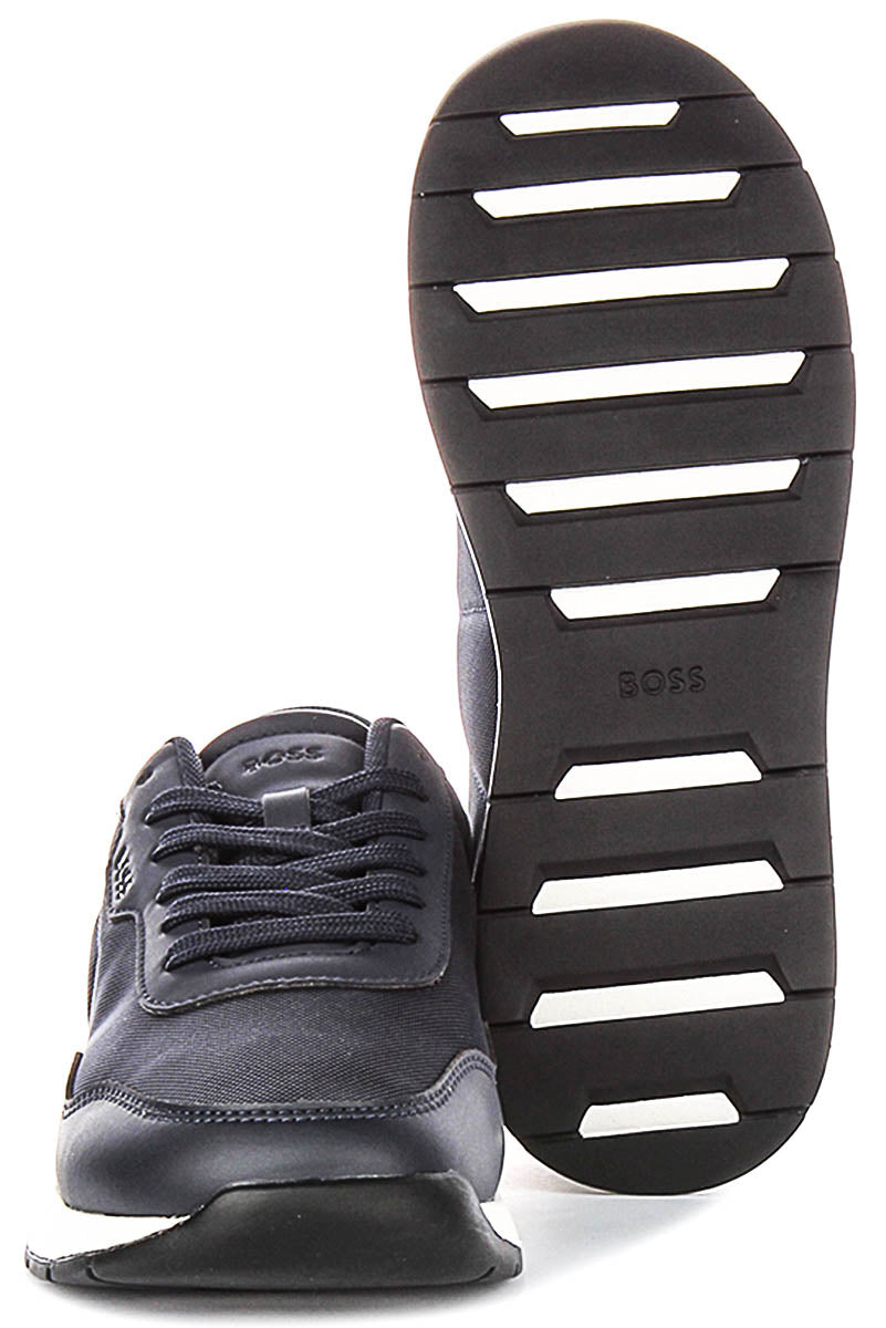 Boss Titanium Runner In Dark Blue For Men