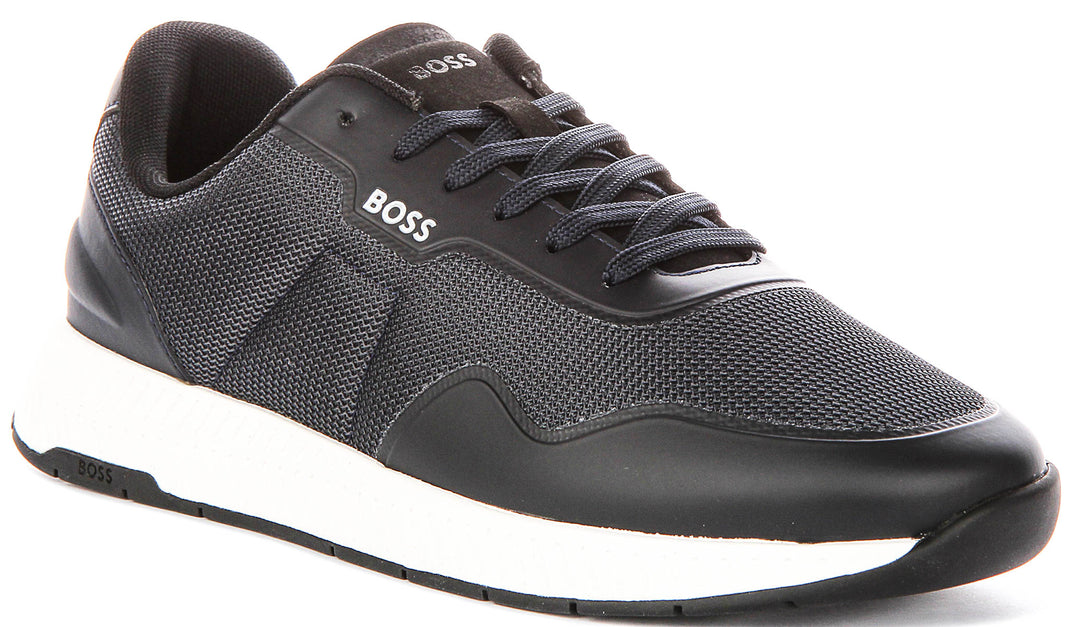 Boss Titanium Runner In Dark Blue For Men