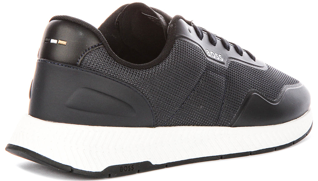 Boss Titanium Runner In Dark Blue For Men