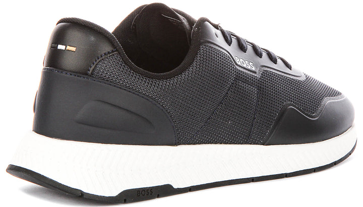Boss Titanium Runner In Dark Blue For Men