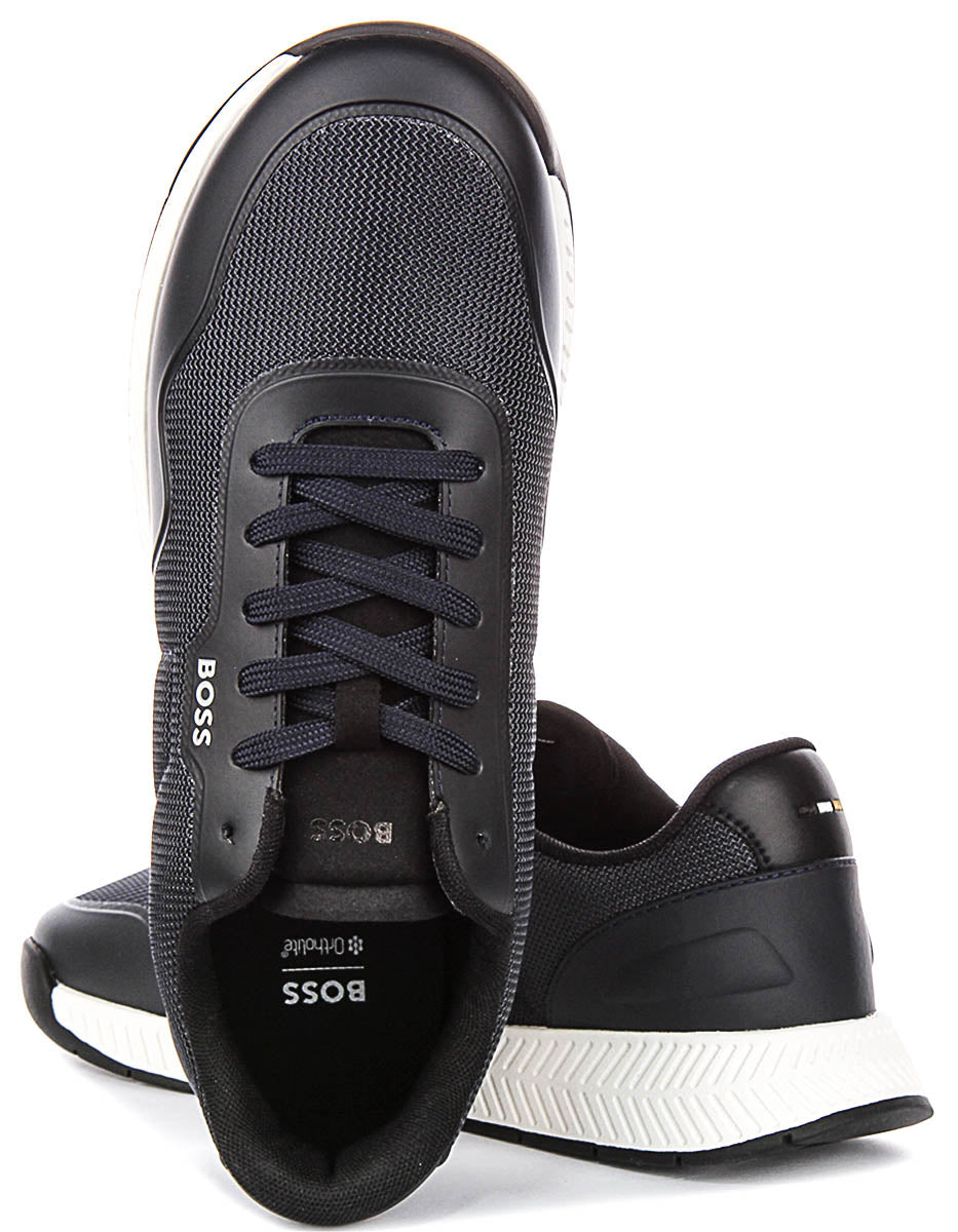 Boss Titanium Runner In Dark Blue For Men