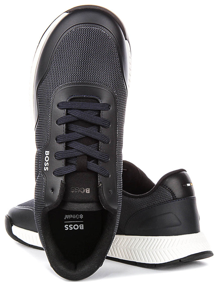 Boss Titanium Runner In Dark Blue For Men