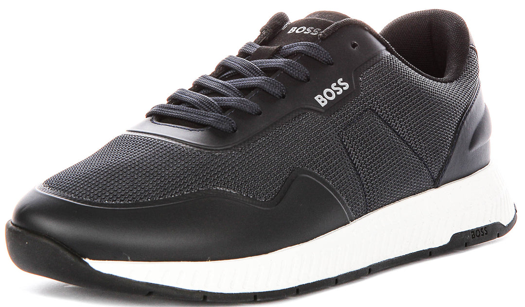 Boss Titanium Runner In Dark Blue For Men