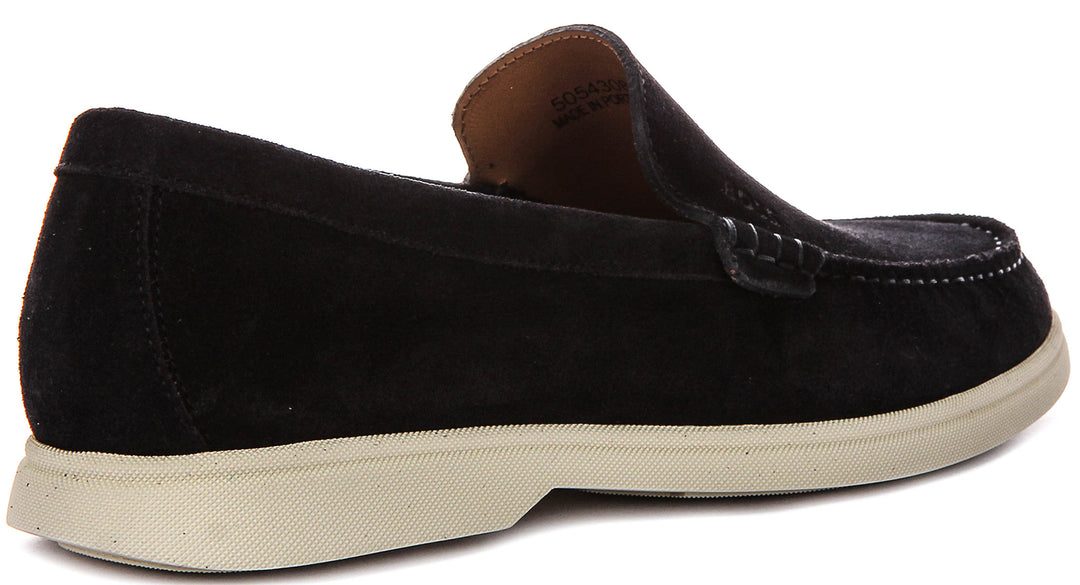 Boss Sienne Loaf Sd In Dark Blue For Men