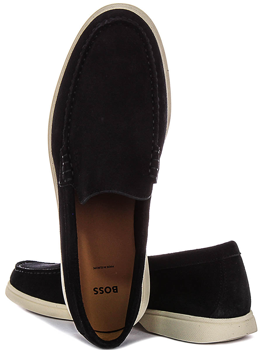 Boss Sienne Loaf Sd In Dark Blue For Men