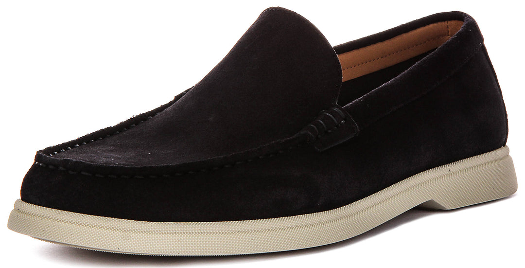 Boss Sienne Loaf Sd In Dark Blue For Men