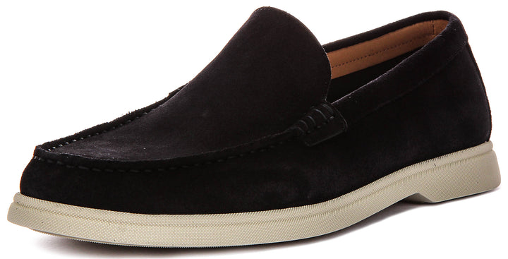 Boss Sienne Loaf Sd In Dark Blue For Men