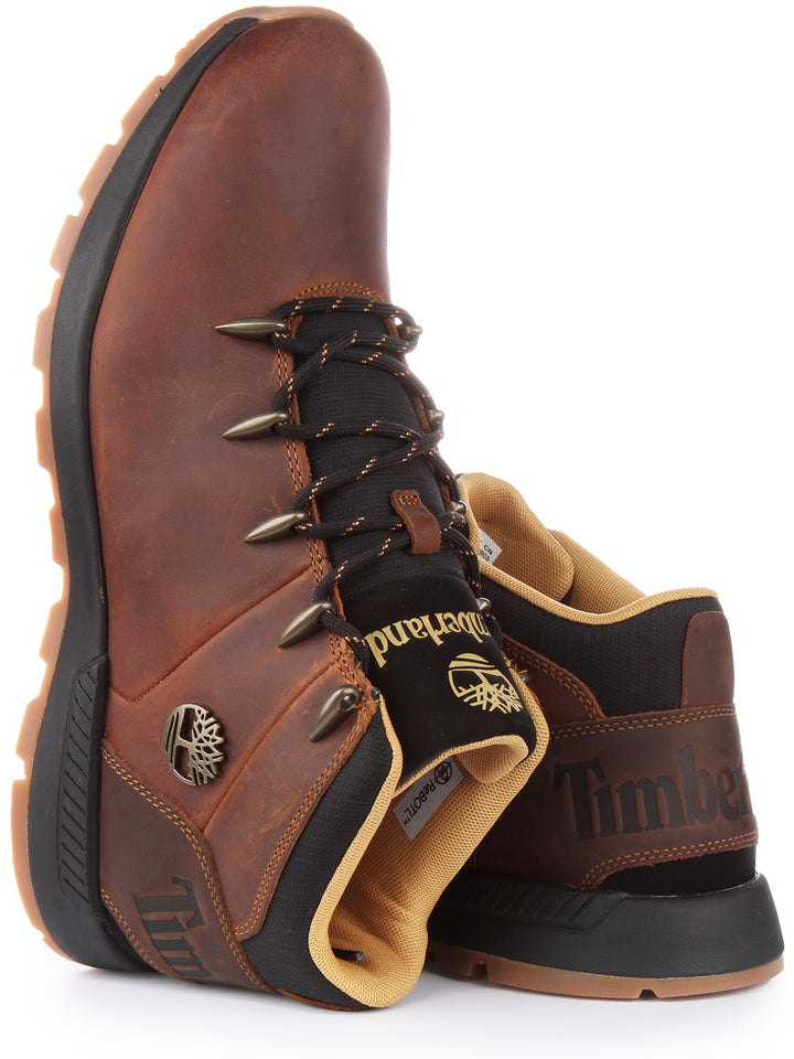 Timberland Sprint Trekker Mid A67TG In Dark Brown For Men