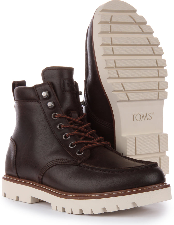 Toms Palomar Boot In Dark Brown For Men