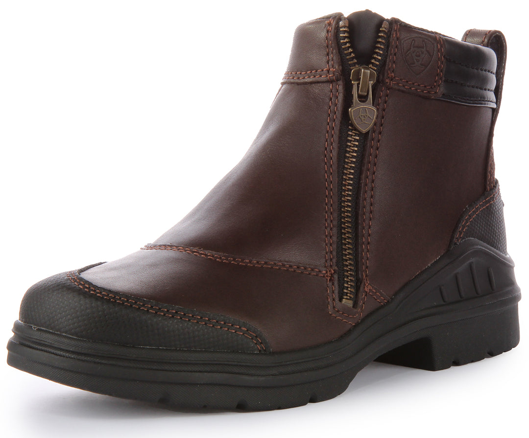 Ariat Barnyard Side Z In Dark Brown For Women