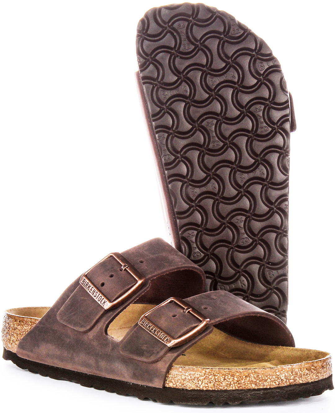 Birkenstock Arizon BS In Dark Brown | Regular Fit