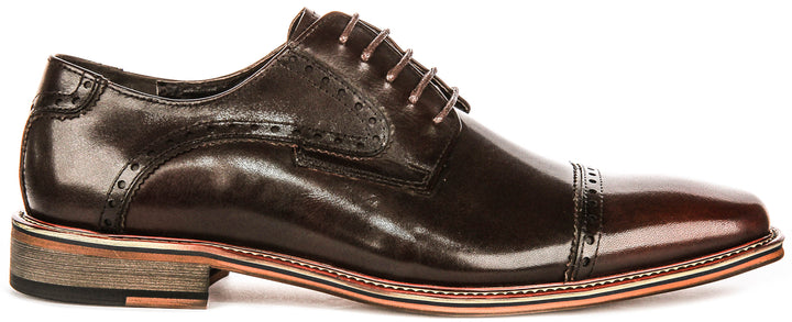 Justinreess England Jenson In Dark Brown For Men