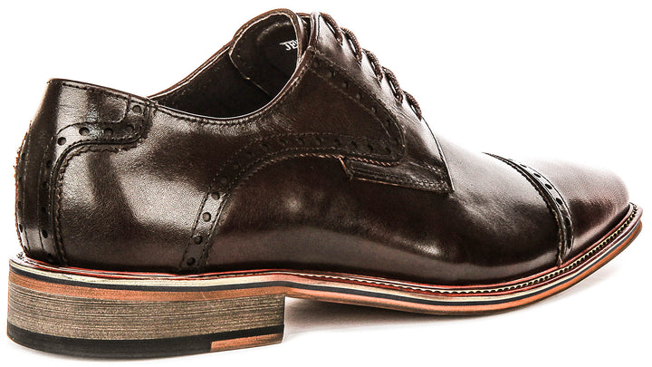 Justinreess England Jenson In Dark Brown For Men