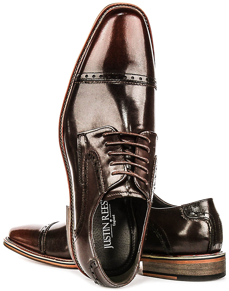 Justinreess England Jenson In Dark Brown For Men