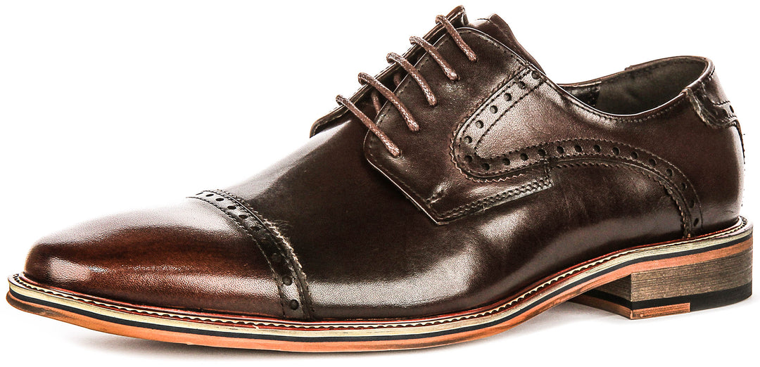 Justinreess England Jenson In Dark Brown For Men