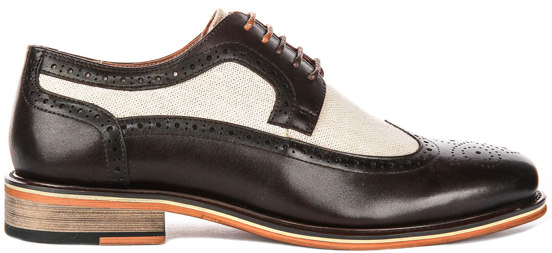 Justinreess England Gideon In Dark Brown For Men