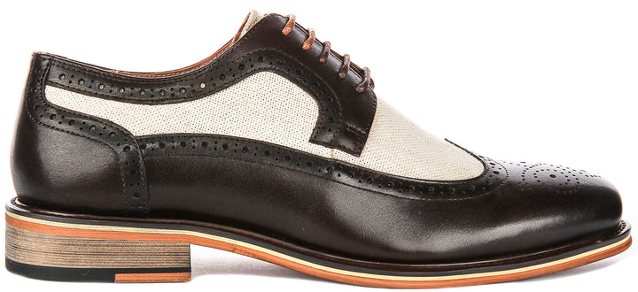 Justinreess England Gideon In Dark Brown For Men