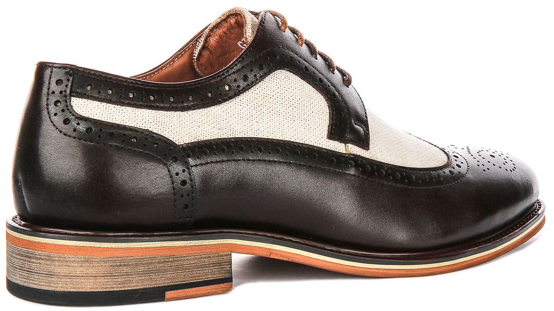 Justinreess England Gideon In Dark Brown For Men