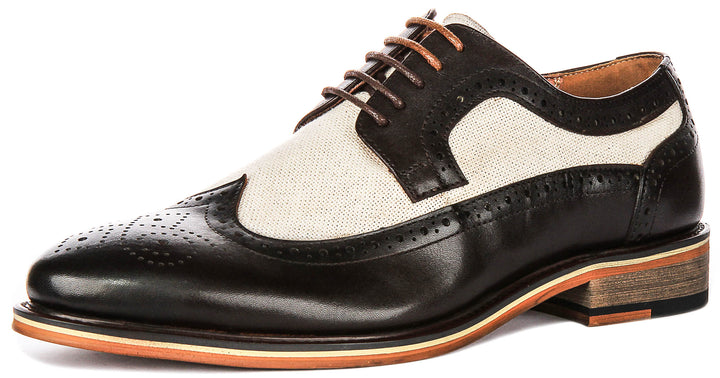 Justinreess England Gideon In Dark Brown For Men