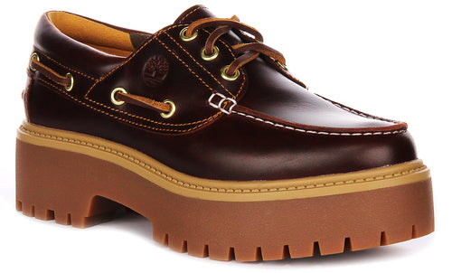 Timberland Street Platform Bootsschuhe A2QDM in Dunkelbraun für Damen