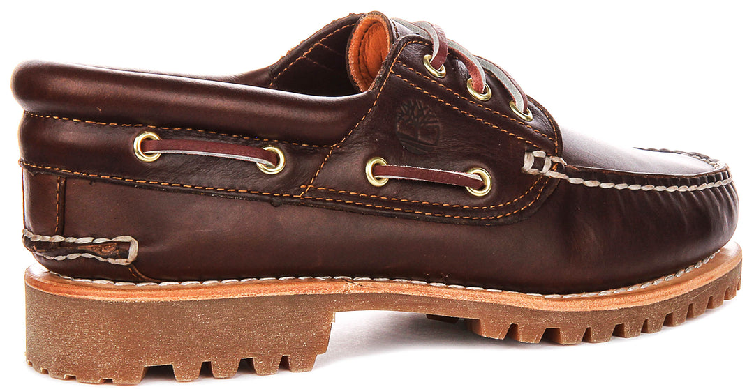 Timberland Classic Boat Shoes 30003 In Dark Brown For Men