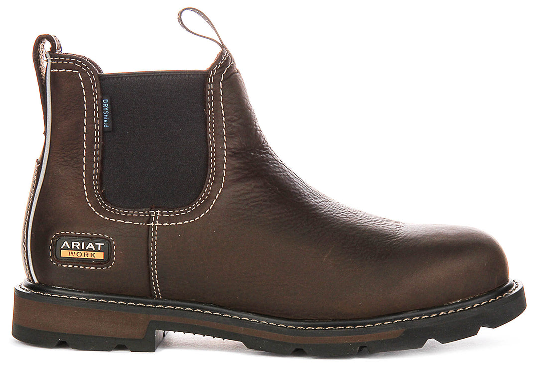 Ariat Groundbreaker Soft Toe In Dark Brown For Men