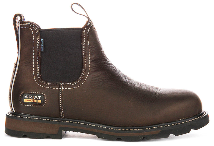 Ariat Groundbreaker Soft Toe In Dark Brown For Men