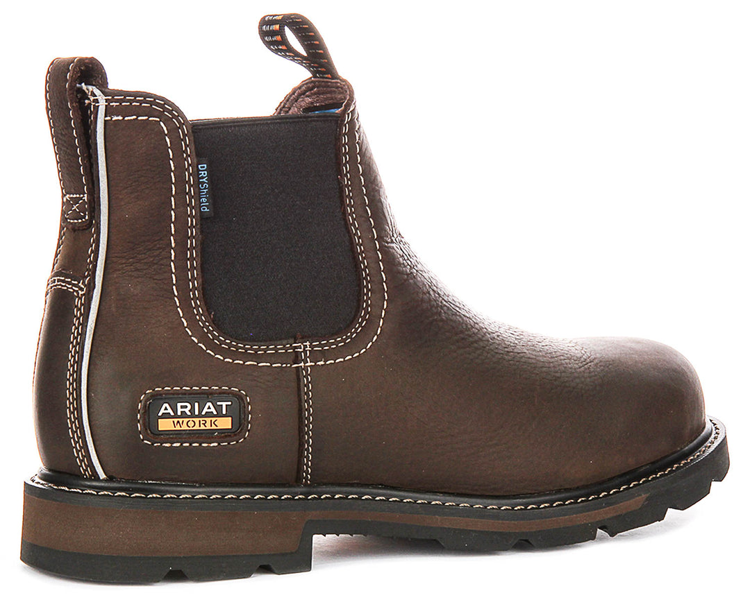 Ariat Groundbreaker Soft Toe In Dark Brown For Men