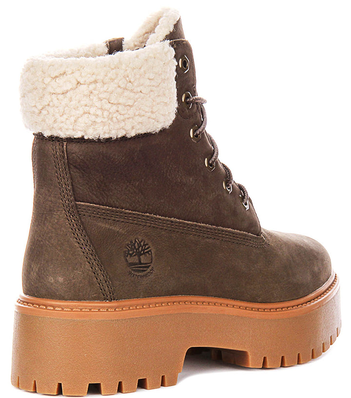 Timberland Stone Street A2PU6 In Dark Brown For Women