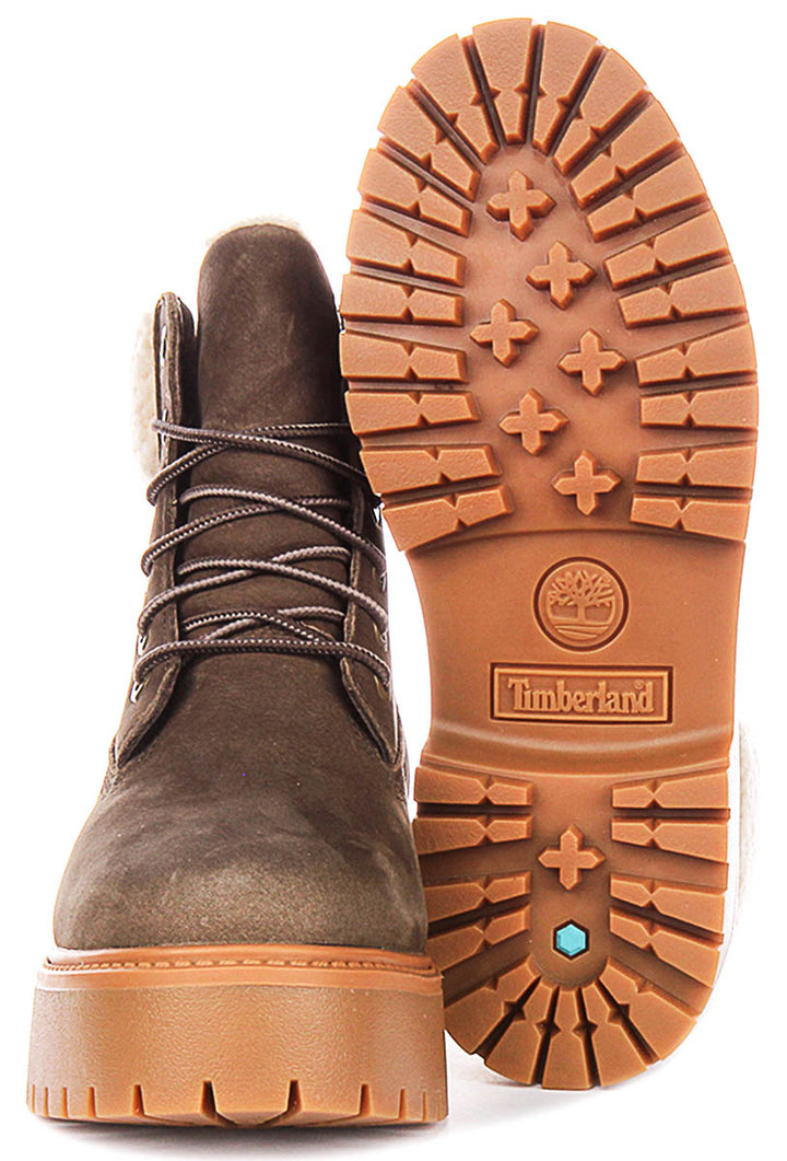 Timberland Stone Street A2PU6 In Dark Brown For Women