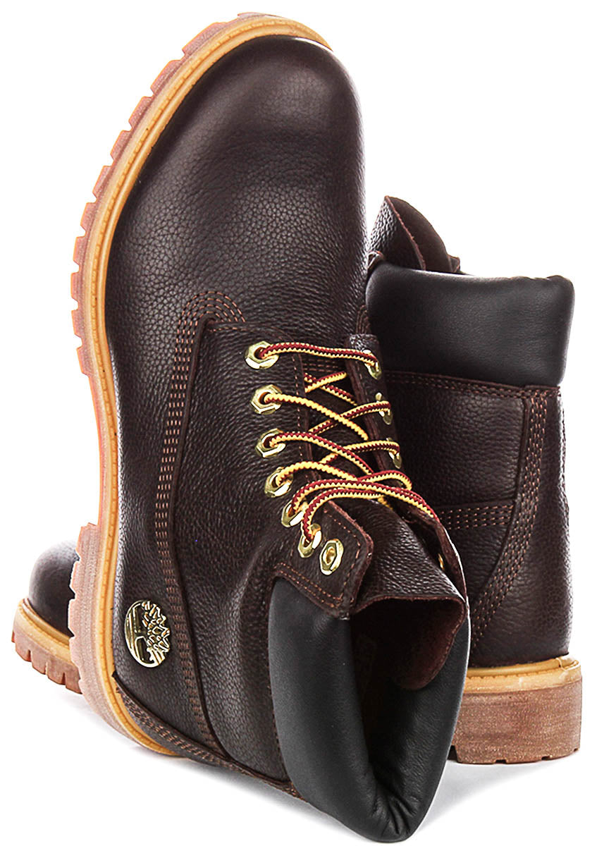 Timberland 6inch Boot A2P6W In Dark Brown For Men