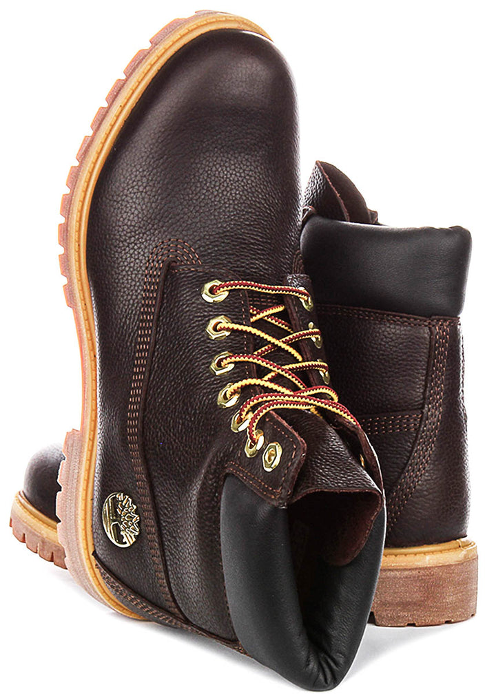 Timberland 6inch Boot A2P6W In Dark Brown For Men