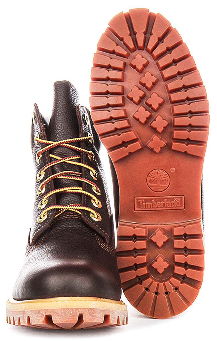 Timberland 6inch Boot A2P6W In Dark Brown For Men