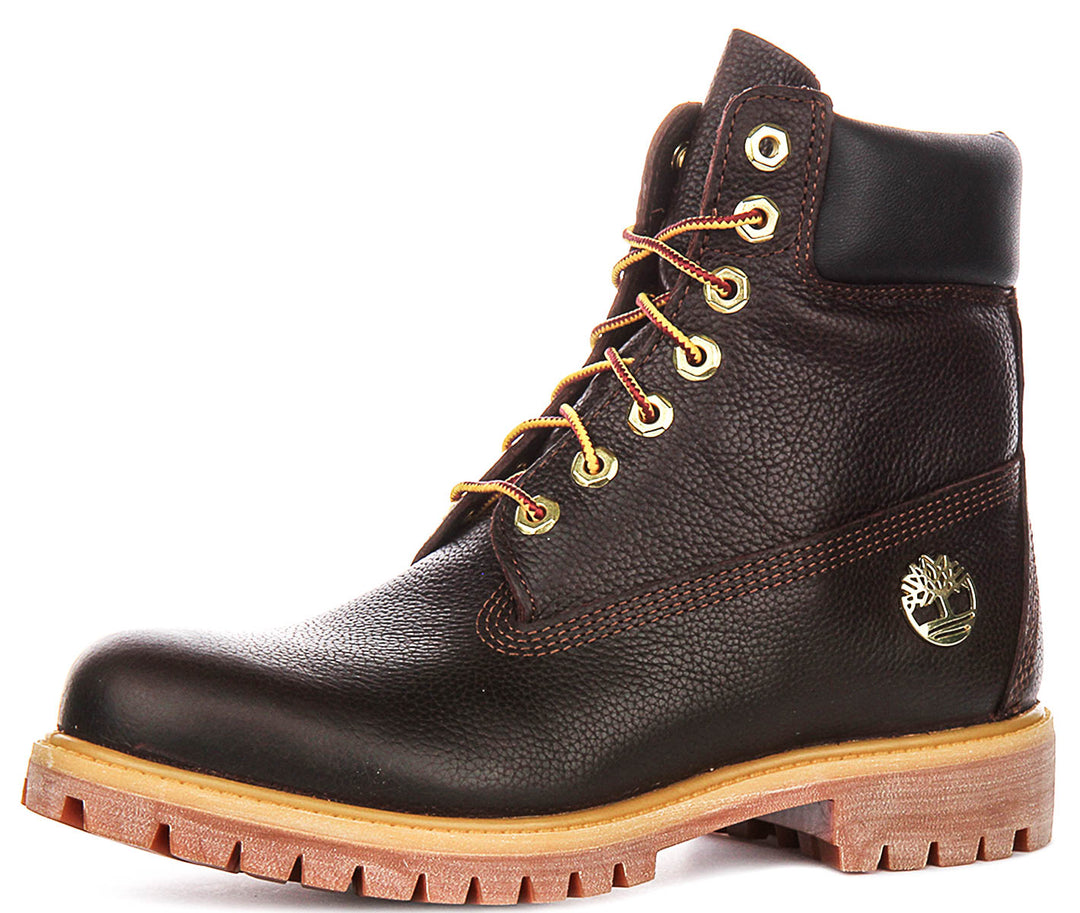 Timberland 6inch Boot A2P6W In Dark Brown For Men