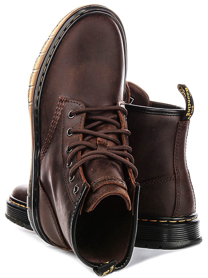 Dr Martens Brookline Chuka In Dark Brown