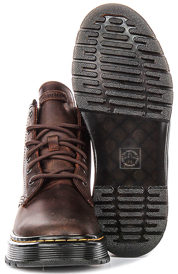 Dr Martens Brookline Chuka In Dark Brown