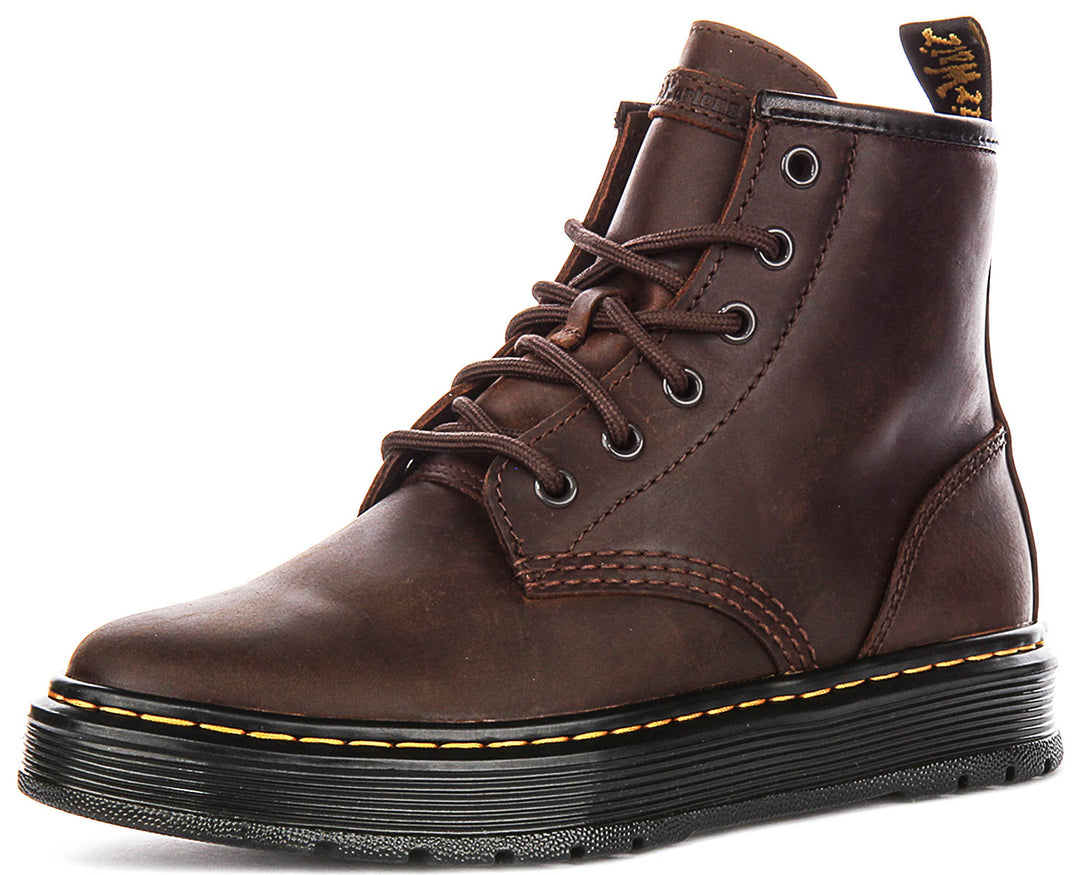 Dr Martens Brookline Chuka In Dark Brown