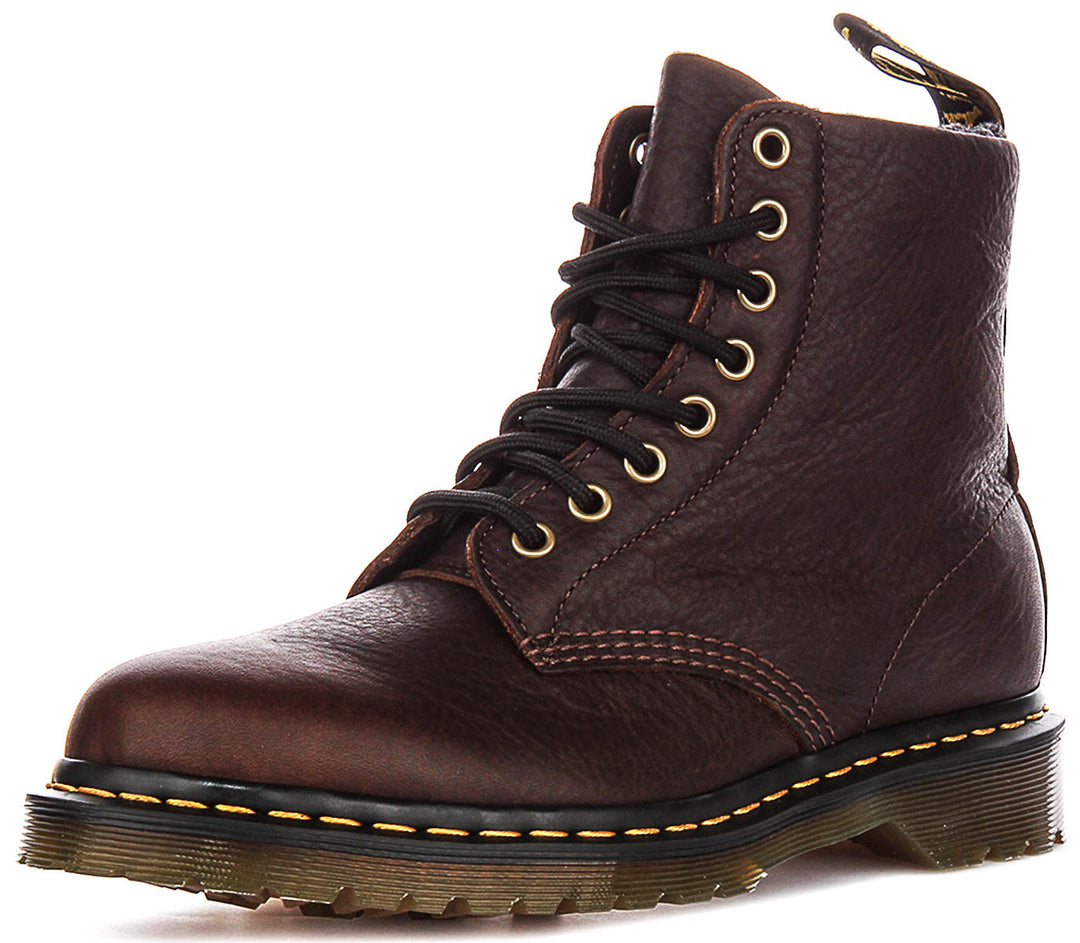 Dr Martens 1460 Pascal Fleece Lined In Dark Brown