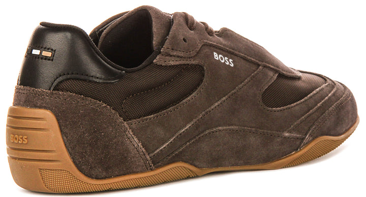 Boss Jaylen Low Profile In Dark Brown For Men