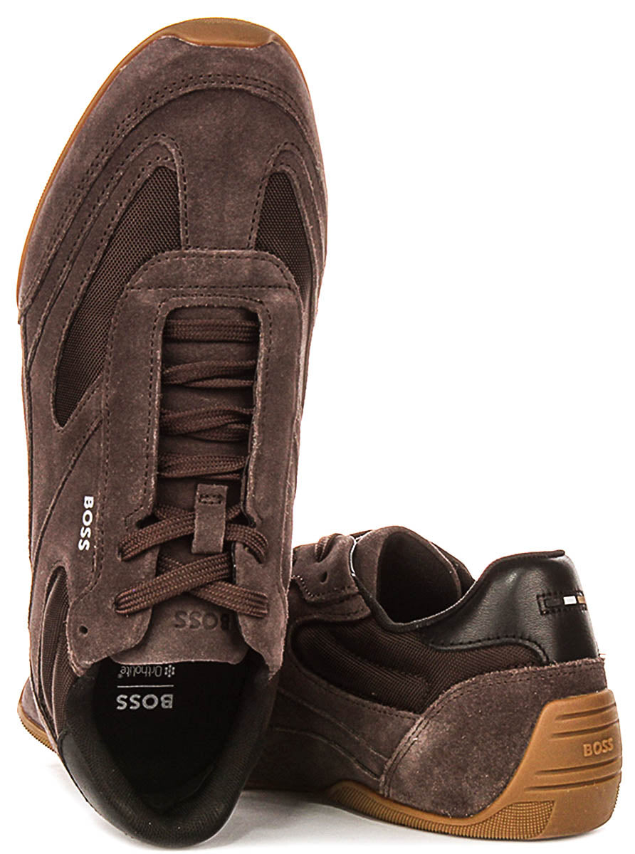 Boss Jaylen Low Profile In Dark Brown For Men