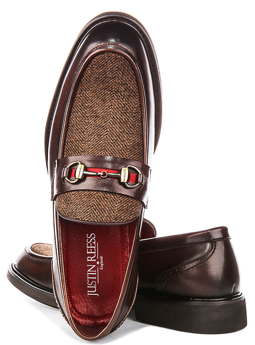Justinreess England Tristian Twe In Dark Brown For Men