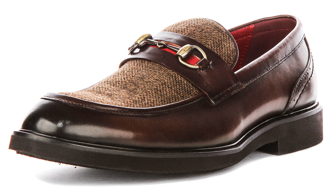 Justinreess England Tristian Twe In Dark Brown For Men